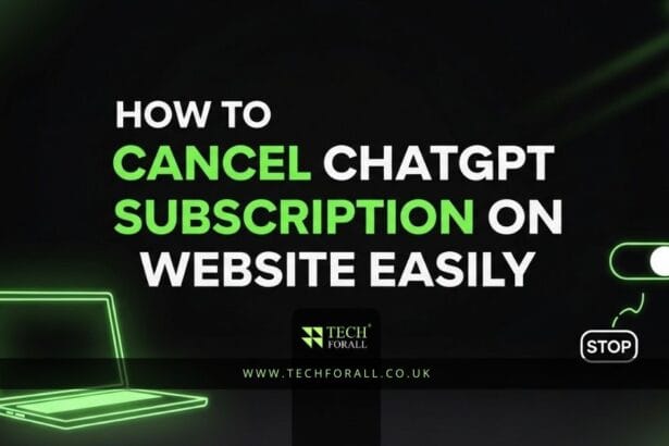How to Cancel ChatGPT Subscription on Website