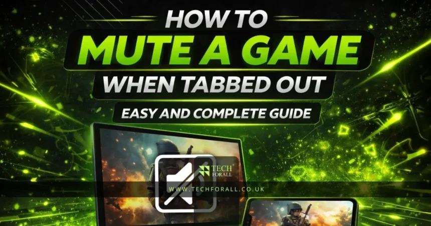 How to Mute a Game When Tabbed Out Easy and Complete Guide