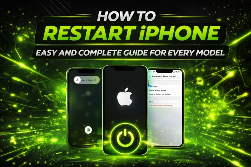 How to Restart iPhone Easy and Complete Guide for Every Model