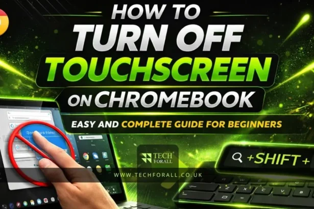 How to Turn Off Touchscreen on Chromebook