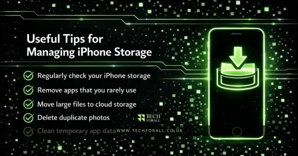 Useful Tips for Managing iPhone Storage