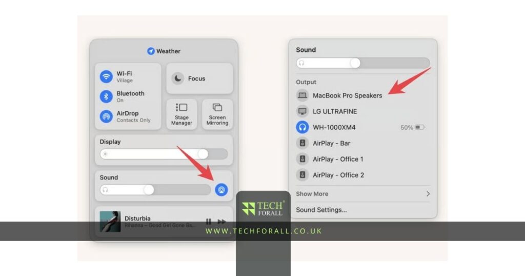 Turn Off AirPlay from Control Center