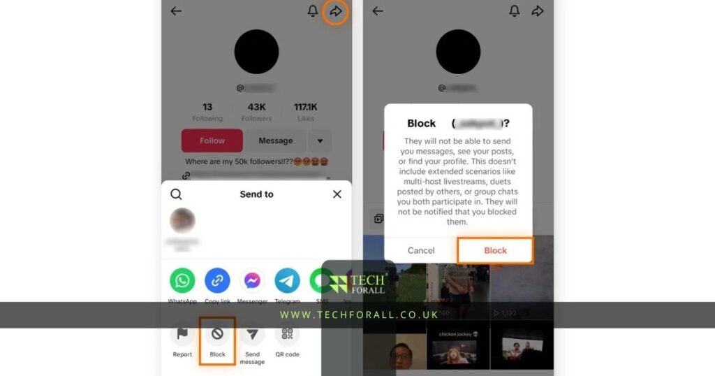 Block One Person on TikTok