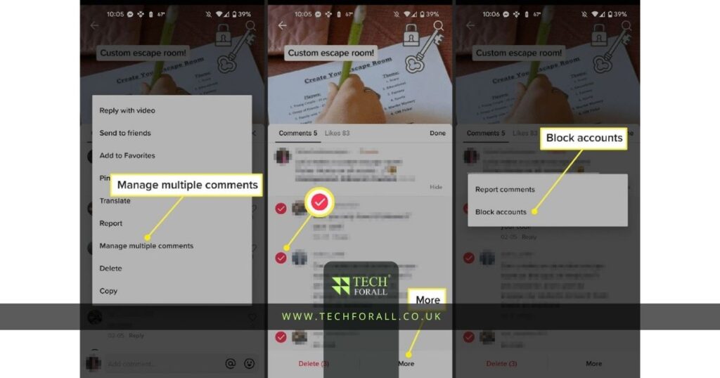 How to Block Accounts on TikTok in Bulk