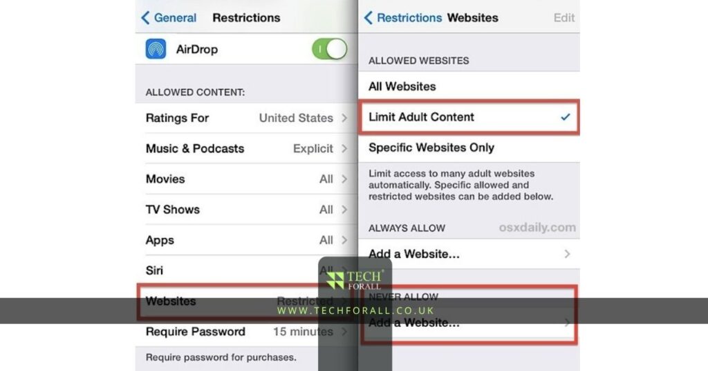 How to Block Websites on Safari iPhone
