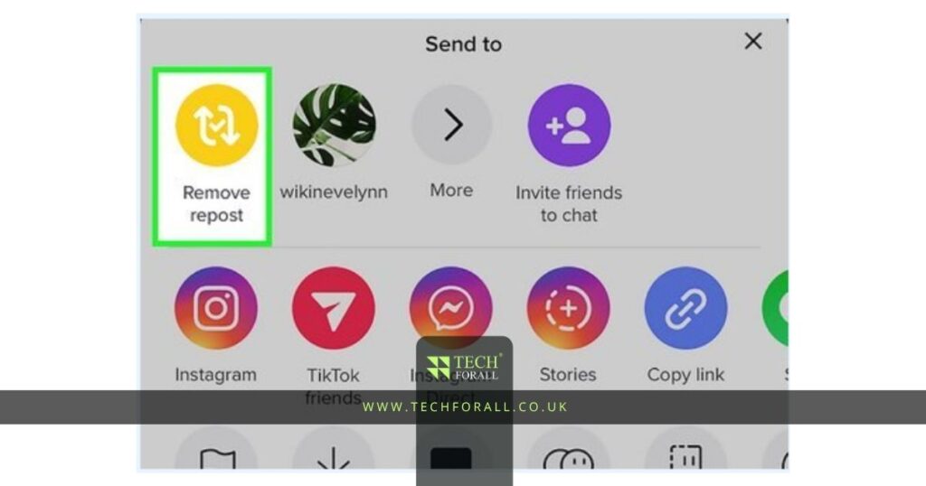 How to Un Repost on TikTok